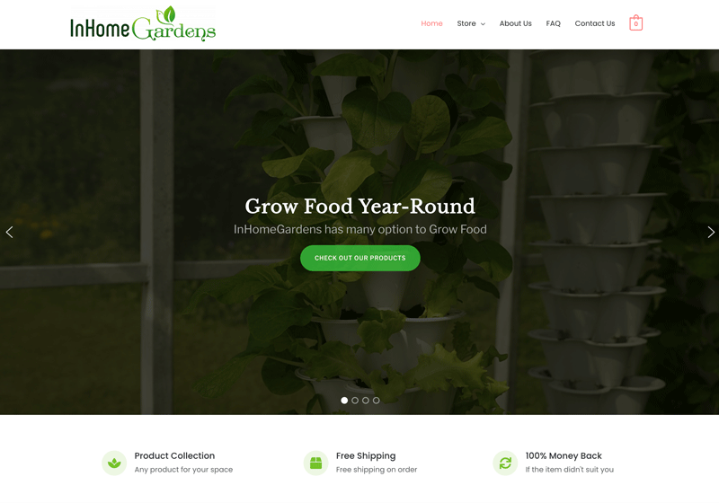 inhomegardens.com